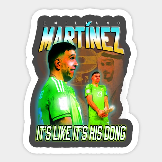 Emiliano Martinez World Cup Final Argentina National Football Team Sticker by dsuss